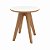 MESA DE CANTO RETRÔ TB37 FREIJO / OFF WHITE - DALLA COSTA - Imagem 2