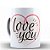 CANECA PORCELA - LOVE YOU - Imagem 1