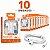 KIT 10 FONE DE OUVIDO A'GOLD IPHONE COM ENTRADA LIGHTING FN-A58 - Imagem 1