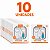 KIT 10 FONE DE OUVIDO A'GOLD TIPO C FN-A77 - Imagem 1