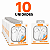 KIT 10 FONE DE OUVIDO A'GOLD LIGHTNING FN-A78 - Imagem 1
