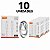 KIT 10 CABO MALHA A'GOLD USB-C PARA TIPO C 1M 60W CB133 - Imagem 1