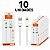 KIT 10 CABO DE CELULAR H'MASTON 4.8A IPHONE 1M - Imagem 1