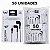 KIT 50 FONE DE OUVIDO ALTOMEX COM MICROFONE F-61 - Imagem 1