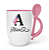 Caneca cubica com colher - Imagem 4