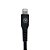 Cabo Strong MFi x USB Nylon Preto - Imagem 2