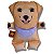 Almofada Ploosh brinquedo Pet Golden Retriever - Imagem 1