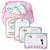 Kit Bolsa Saida Maternidade Rosa com 2 Fraldas e Acessórios - Imagem 1