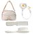 Kit Bolsa Saída Maternidade Bege c Escova+Pente+Chupeta Bebê - Imagem 1