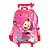Kit Mochila Escolar Infantil Masha e o Urso Com Rodinhas - Imagem 4