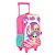 Kit Mochila Escolar Infantil Lol no palco Com Rodinhas - Imagem 4