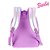 Mochila Feminina Barbie Holográfica Roxa c Pompom de Costa - Imagem 7