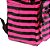 Mochila Barbie Listrada Rosa e Preto com Pompom de Costa - Imagem 5