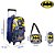 Kit Mochila Escolar Infantil BatMan Com Rodinhas - Imagem 2