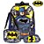 Kit Mochila Escolar Infantil BatMan Com Rodinhas - Imagem 1