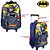 Kit Mochila Escolar Infantil BatMan Com Rodinhas - Imagem 3