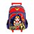 Kit Mochila Escolar Infantil Mulher Maravilha Com Rodinhas - Imagem 5