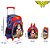 Kit Mochila Escolar Infantil Mulher Maravilha Com Rodinhas - Imagem 2