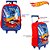 Kit Mochila Escolar Infantil Hot Wheels Tubarão Com Rodinhas - Imagem 3