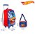 Kit Mochila Escolar Infantil Hot Wheels Tubarão Com Rodinhas - Imagem 2