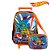 Kit Mochila Escolar Infantil Hot Wheels Com Rodinhas - Imagem 1