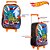Kit Mochila Escolar Infantil Hot Wheels Com Rodinhas - Imagem 3