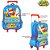 Kit Mochila Escolar Infantil Super Wings Com Rodinhas - Imagem 3