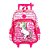 Kit Mochila Escolar Infantil Unicórnio Up4You Com Rodinhas - Imagem 5