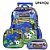 Kit Mochila Escolar Infantil Dinossauro Jogador Com Rodinhas - Imagem 1
