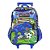 Kit Mochila Escolar Infantil Dinossauro Jogador Com Rodinhas - Imagem 5