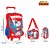 Kit Mochila Escolar Infantil Mônica e Sansão Com Rodinhas - Imagem 2