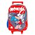 Kit Mochila Escolar Infantil Mônica e Sansão Com Rodinhas - Imagem 4