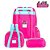 Kit Mochila Escolar Infantil LOL Glitter On Com Rodinhas - Imagem 7