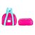Kit Mochila Escolar Infantil LOL Glitter On Com Rodinhas - Imagem 9
