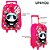 Kit Mochila Escolar Infantil Panda Up4You Com Rodinhas - Imagem 3