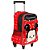 Kit Mochila Escolar Infantil Minnie Mouse Com Rodinhas - Imagem 4
