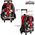 Kit Mochila Escolar Infantil Power Rangers Com Rodinhas - Imagem 3