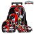 Kit Mochila Escolar Infantil Power Rangers Com Rodinhas - Imagem 1