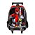 Kit Mochila Escolar Infantil Power Rangers Com Rodinhas - Imagem 5