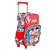 Kit Mochila Escolar Infantil Mônica e Magali Com Rodinhas - Imagem 4