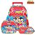 Kit Mochila Escolar Infantil Mônica e Magali Com Rodinhas - Imagem 1
