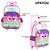 Kit Mochila Escolar Infantil Slime Up4You Com Rodinhas - Imagem 3