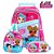 Kit Mochila Escolar Infantil LOL Glitter On Com Rodinhas - Imagem 1