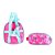 Kit Mochila Escolar Infantil LOL Glitter On Com Rodinhas - Imagem 9