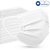 25 Máscaras Cirúrgicas Infantis Branca Descartável Tripla Ca - Imagem 3