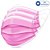 300 Máscaras Cirúrgicas Infantis Rosa Descartável Tripla Cam - Imagem 5