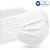 300 Máscaras Cirúrgicas Infantis Branca Descartável Tripla C - Imagem 3