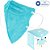100 Máscaras Respiratórias Infantis Meninos KN95 Aileda Azul - Imagem 1