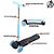 Patinete Avengers Azul Infantil de 3 Rodas com Led nas Rodas - Imagem 3
