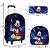 Kit Mochila Infantil 3d Mickey Mouse Disney Com Rodinhas - Imagem 3